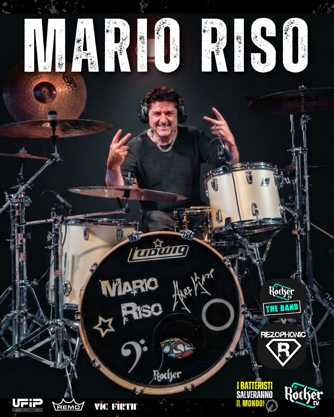 MARIO RISO - DATE CONCERTI REZOPHONIC - SALIERI IN ROCK NO DIGIT - ROCKER TV THE BAND - ROCKER TV